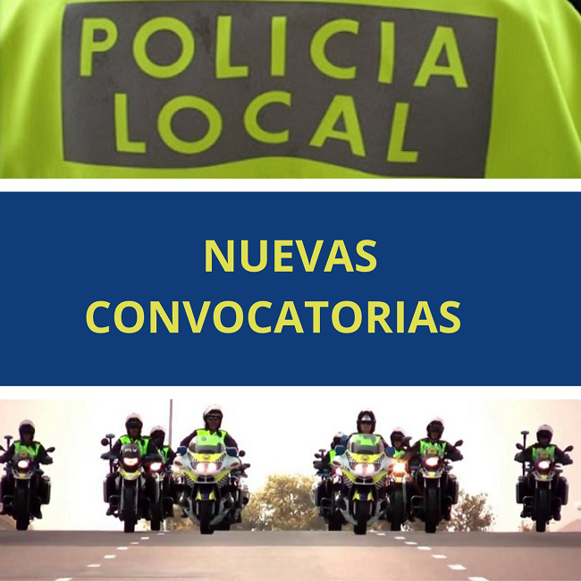 POLICÍA LOCAL Y AUXILIARES PLAZAS CONVOCADAS:  BELLREGUARD ; CARLET ; PAIPORTA